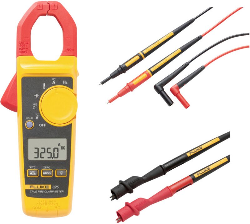 Fluke FLK-325/TL175/AC175 Stromzange, Hand-Multimeter digital CAT III 600 V, CAT IV 300 V Anzeige