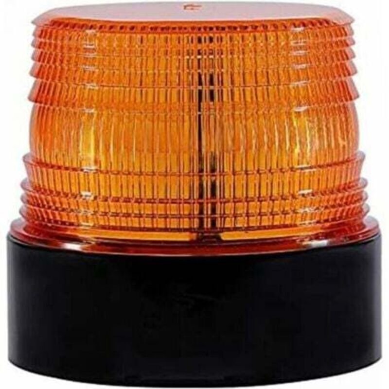 LED 12V kabellose Stroboskop-Leuchte, Blinklichter, magnetische Notfall-Signalleuchten (orange)