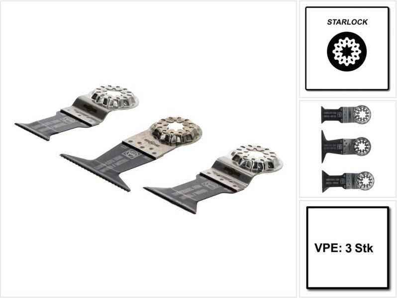 E-Cut Combo Starlock wood & metal - 35222967100 vos - Fein