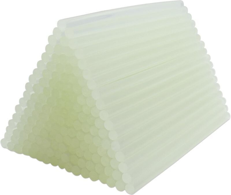 120 Stück 7 x 150 mm transparente Heißklebestifte für Heißklebepistole