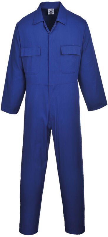 Arbeitsanzug Euro Work Blau Royal 2XL - FR(54) - UK(44)