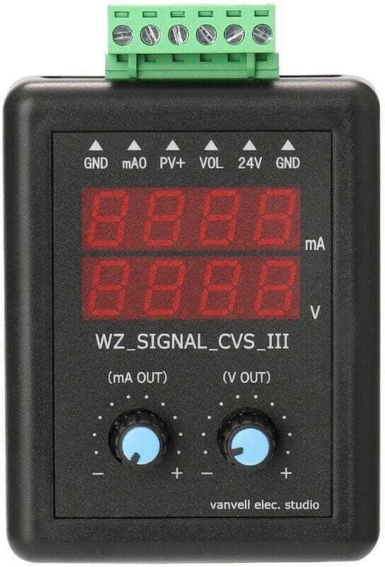 4-20mA 0-10V Signalgenerator 24V Stromspannungssender Signalquelle Konstantstromquelle mit Display