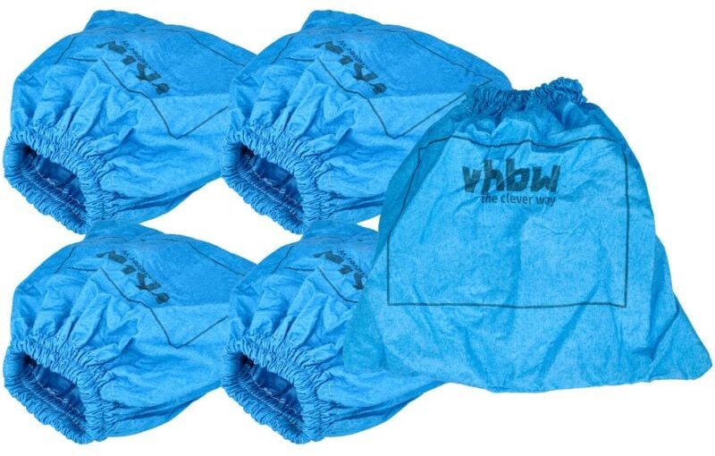 5x Textilfilter kompatibel mit Nilfisk Buddy ii 12, ii 12 Car Cleaner Staubsauger, Nass-/Trockensauger - Stoffbeutel, Ab...