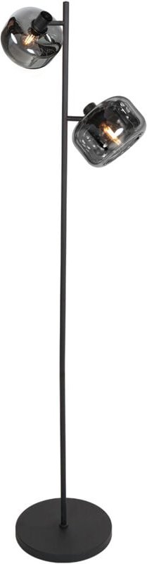 Mexlite - stehlampe - Tenebris - schwarz - glas metall - Ø 28cm -