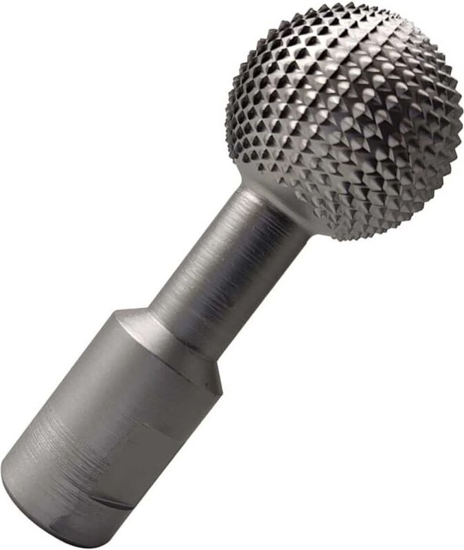 10 mm kugelförmiger Rotationsfräser – Holzgravurwerkzeug für Bohrer und Schleifer