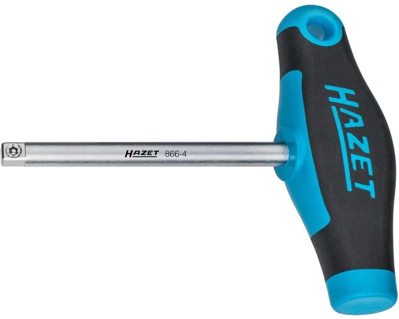 Steckgriff mit T-Griff 866-4 ∙ 1/4 Zoll (6,3 mm) Vierkant massiv ∙ 134 mm