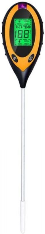Boden-pH-Meter, 4-in-1-Tester für Bodenfeuchtigkeit/Licht/pH/Temperatur, Garten-Gartenwerkzeug-Set, Batterie im Lieferum...