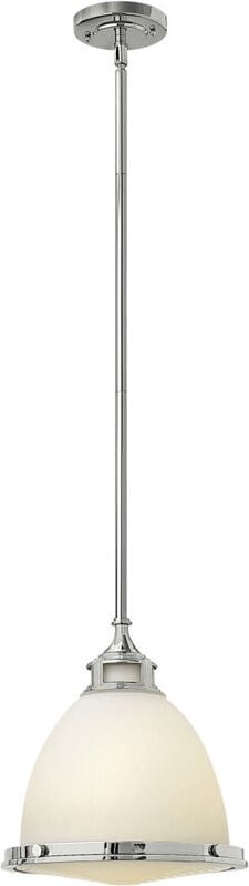 Elstead Amelia - 1 Light Medium Dome Deckenanhänger Chrom, E27