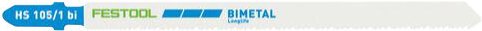 Stichsägeblatt hs 105/1 BI/5 Metal Steel/Stainless Steel – 204272 - Festool