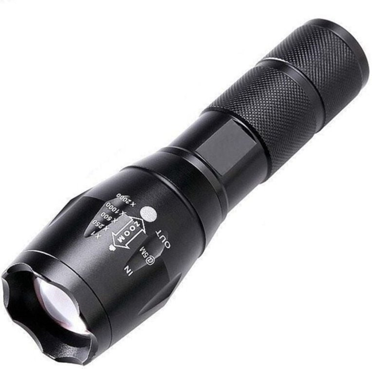 Leistungsstarke professionelle LED-Taschenlampe 6000 Lumen, Hochleistungs-LED-Taschenlampe mit wiederaufladbarem Akku, 5...