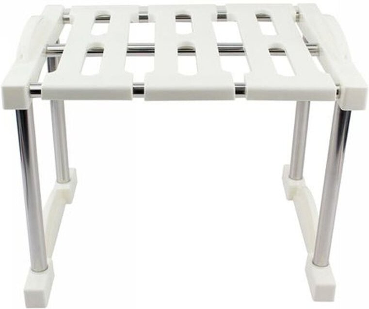 Trade Shop Traesio - Trade Shop - Stapelbar, platzsparend, stapelbares Regal, Küchen-Organizer, Schrankmöbel -