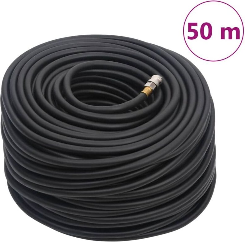 Prolenta Premium Hybrid-Luftschlauch Schwarz 0,6 50 m Gummi und