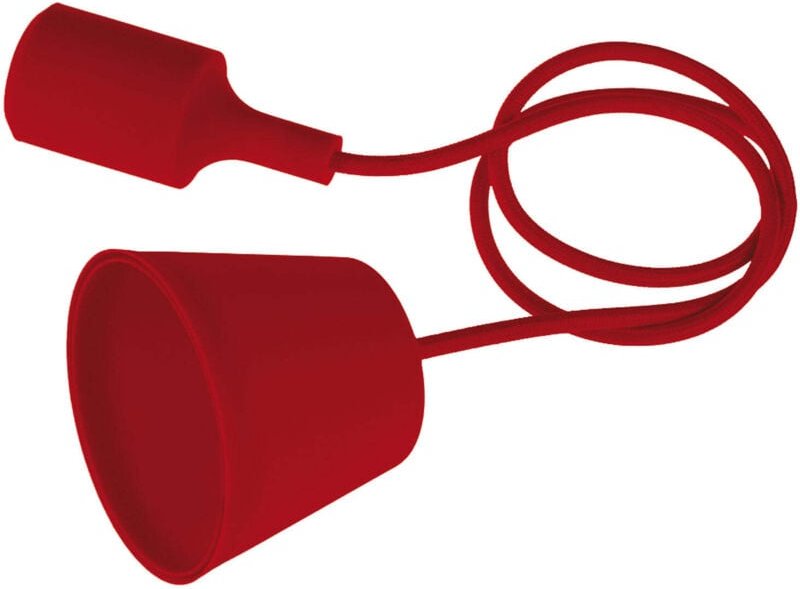 Silicone fantasy E27 rote aufhängungsfassung -FTRO150