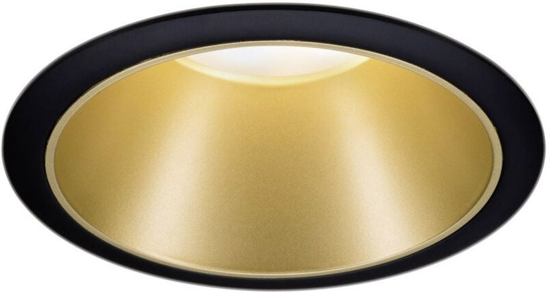 Paulmann 93403 Cole Coin Einbauleuchte led 6 w Schwarz, Gold