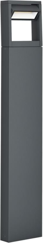 Outsunny Gartenlampe, Wegleuchte 90 cm hoch, Gartenleuchte mit Warmweißem LED Licht, Pollerleuchte mit Verstellbarem Nei...