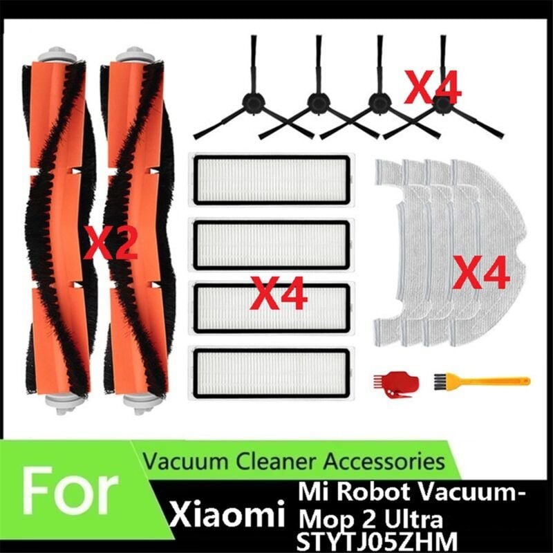 Für Mi Robot Vacuum-Mop 2 Ultra STYTJ05ZHM Staubsaugerzubehör Filter Mopptuch Hauptseitenbürstenteile