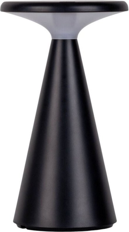 Naeve PALU Wiederaufladbare dimmbare LED-Solar-Außenlampe, tragbar, Schwarz, 2700 K, IP44, Berührungssensor