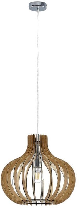 Thumbnail - Pendelleuchte 'Sina' aus Holz für Wohnzimmer & Esszimmer von Lindby