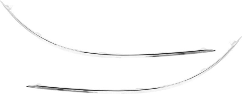 Zoternen 2 Stück Chrom-Zierleisten für die Untere Vordere Stoßstange, 204 885 0821, Passend für C-Klasse W204 Standard v...