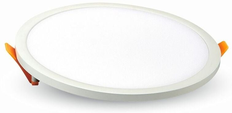 Mini-LED-Panel, 15 w, 100 lm/W, rund, flächenbündig, warmweiß - V-tac