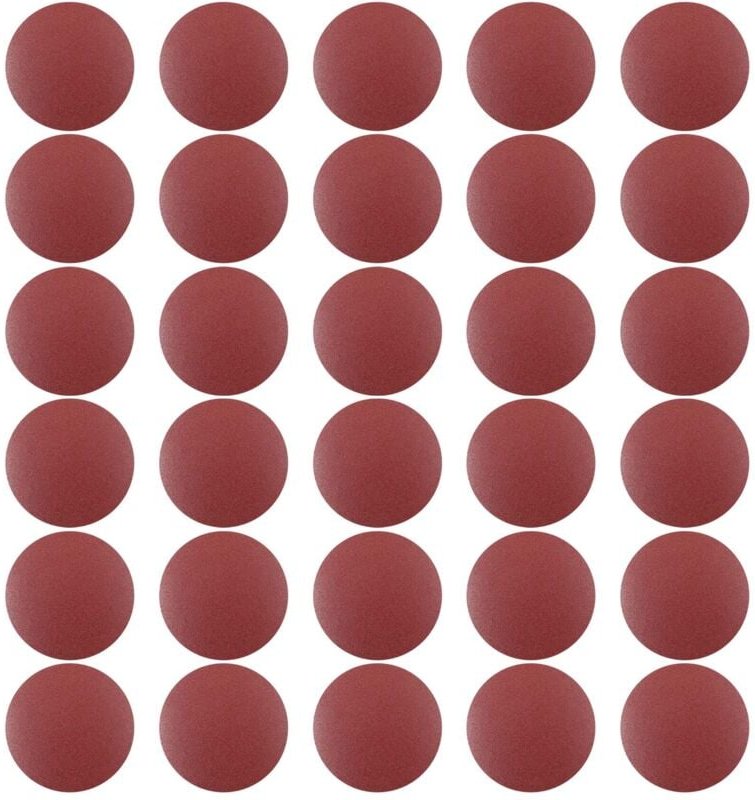 30 teile/satz 5 zoll 125mm Runde schleifpapier Disk Sand Blätter Körnung 80/100/120/180/240/320 Haken und Schleife Schle...
