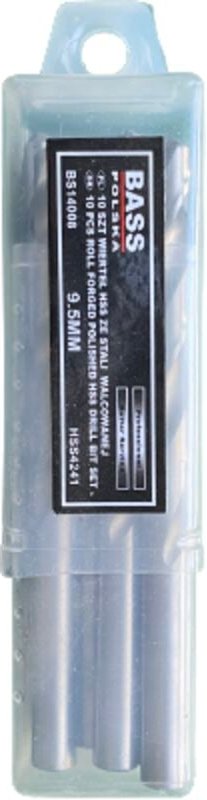 HSS-Bohrer aus Walzstahl 9,5 mm 10 Stück