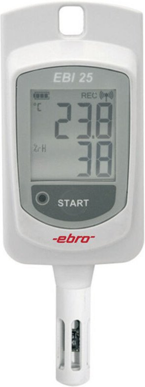 1340-6202 ebi 25-TH Multi-Datenlogger Messgröße Temperatur, Luftfeuchtigkeit -30 bis 60 °c 0 b - Ebro