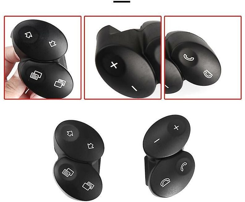 Woosien - Auto Lenkschalter Steuertasten Multifunktionsschalter Tasten Für W211 W219 e Klasse 2308202310