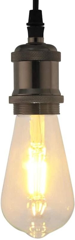 Thumbnail - Lampenfassungen 2 Stk. Glänzend Schwarz E27 Vidaxl