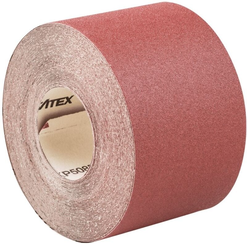 Korund Schleifbandrolle Papier sbr-p Breite 115 mmxLänge 25m A80 für universelle Anwendung - Pferd