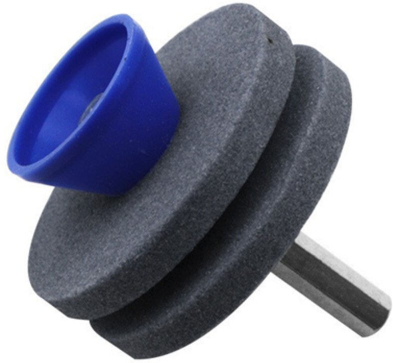 Doppellagige Schleifscheibe für elektrische und manuelle Bohrmaschinen, geeignet für Küche und Garten, grau, 1 Stück