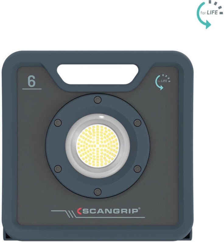 Scangrip - LED-Strahler nova 6 41 w 600-6000 lm 5m H07RN-F 3G1mm² IP67