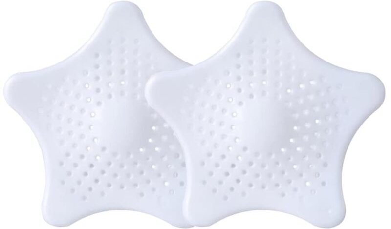 Silikon-Spülbeckensieb, 2er-Pack Silikon-Haarfilter, Küchenspülensieb, Universal-Silikonsieb, für Dusche, Badewanne und ...