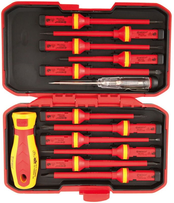 Isolierter Schraubendreher, 1000 v, magnetisches manuelles Schraubendreher-Set, 13-teiliges, austauschbares isoliertes S...