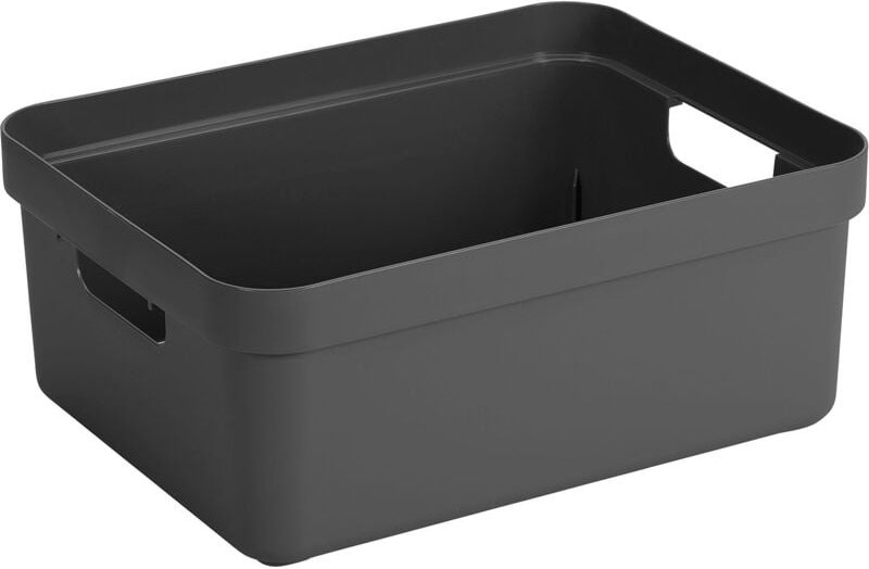 Aufbewahrungsbox Sigma Home 24 l anthrazit Boxen, Körbchen & Kisten - Sunware