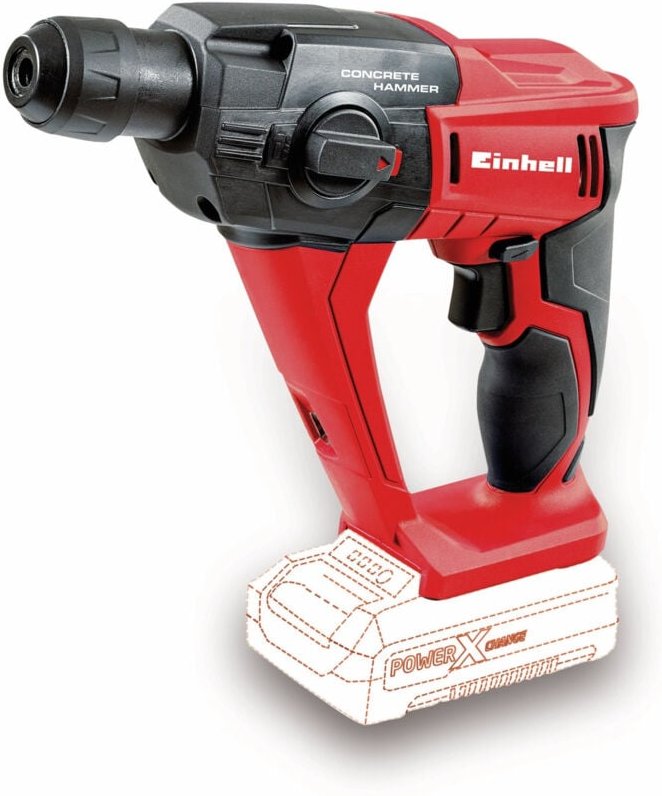 Akku Bohrhammer te-hd 18 Li - Solo 1,2J, SDS-Plus - Einhell