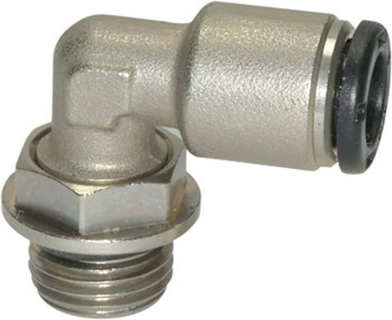 Riegler L-Steckverschraubung »click-clock«, drehbar, G 1/8 außen, Ø 4 mm