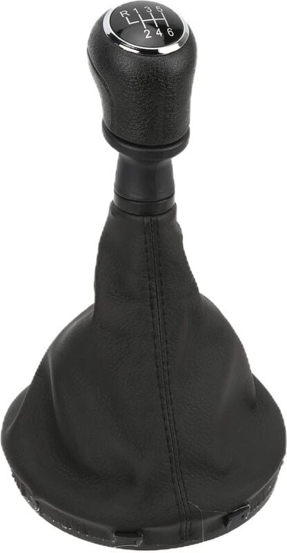 Ej.life - Tbest Schaltknauf aubschutz, Auto Schaltknauf Abdeckung pu Leder Schwarz Ersatz für Transport Multivan T5 T6 2...