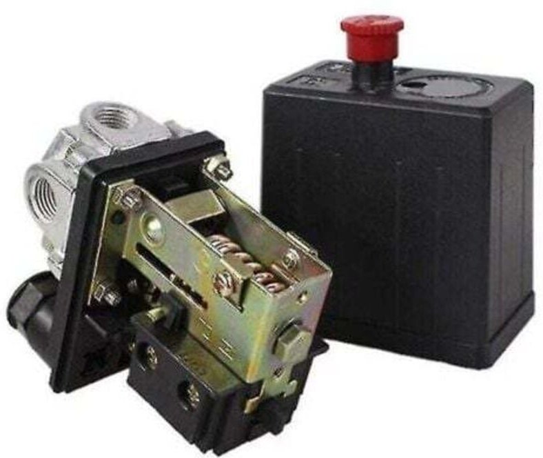 Thumbnail - 240 v 175 psi Hochleistungs-Luftkompressor-Druckschalter-Steuerventil - Schwarz