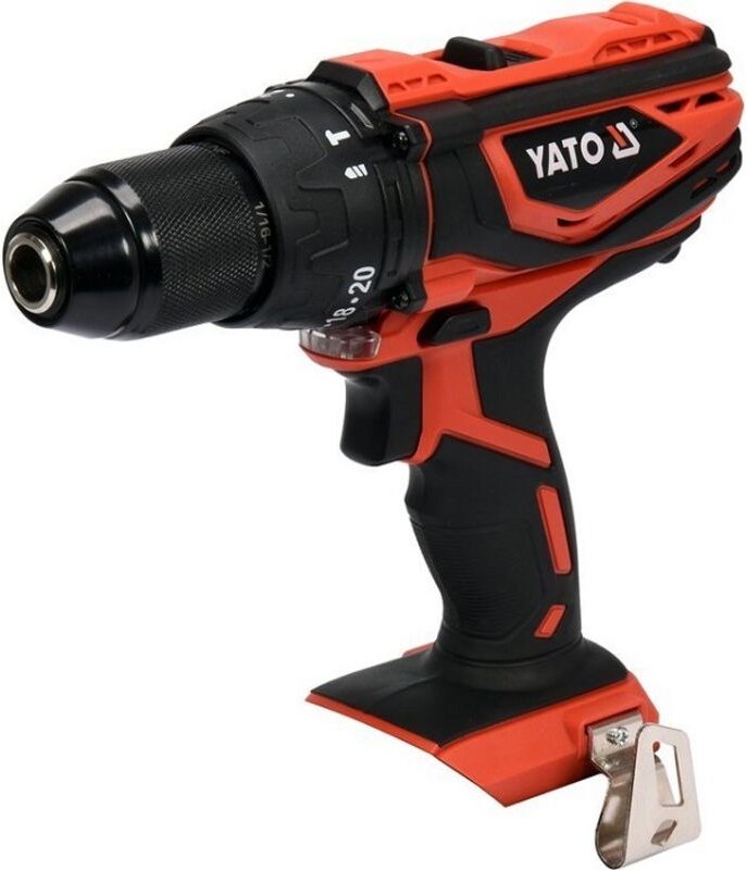 Yato YT-82787 Bohrmaschine 1650 RPM Keyless 1,3 kg Schwarz, Rot