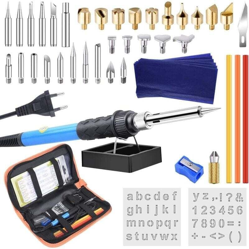 Pyrographie-Set, professionelles Holzgravurwerkzeug, Pancellent mit Lötkolben