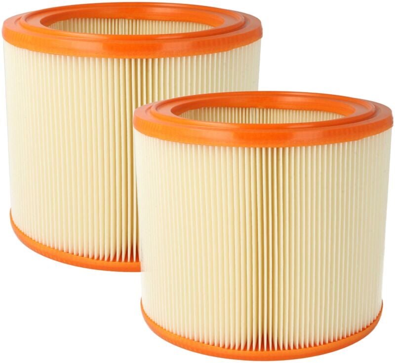 2x Lamellenfilter Ersatz für Makita W60077 für Handstaubsauger - Vhbw