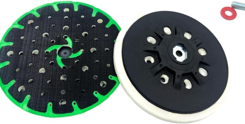 150 mm Schleifteller mit Staubabsaugung - M8 Anschlussgewinde - ersetzt - Ymyny