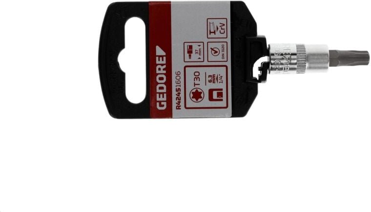 R42451606 Schraubendrehereinsatz 1/4" TX T30 Länge 37 mm