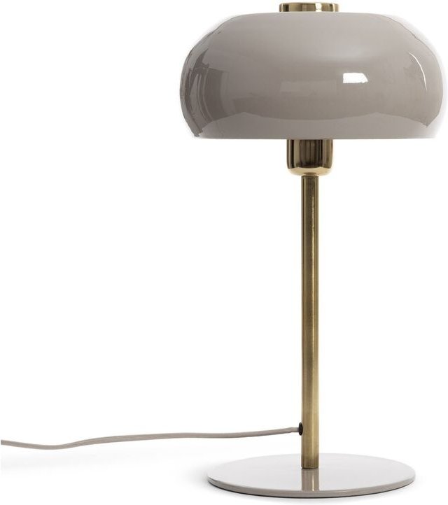Tischlampe Metall Bhavin Taupe