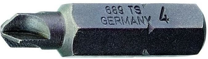 689 ts 10 Schraubendreherbit 1/4' Vier-Wing torq-set 10 mm