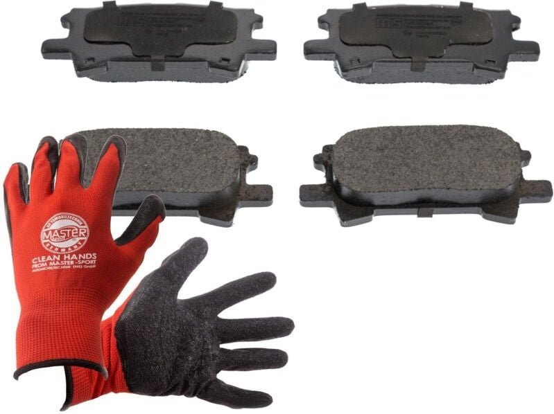 BREMSBELÄGE ""MS"" PREMIUM hinten LEXUS RX 3.0/3.3H/3.5 05.03-12.08 13046057342N-SET-MS