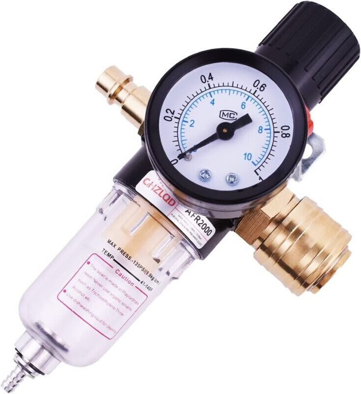 1/4"-Druckregler für Kompressoren, Luftfilter für Druckluftkompressoren und Druckluftwerkzeuge