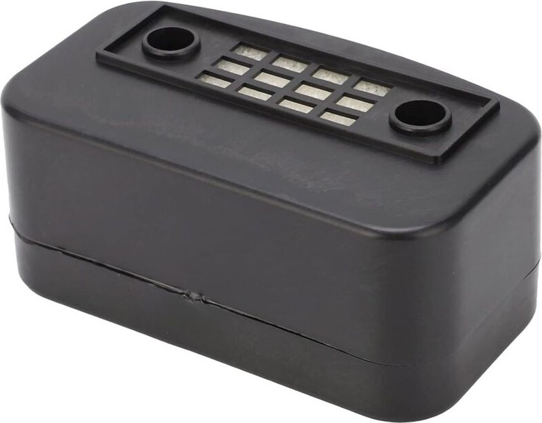 65-mm-Luftkompressor-Schalldämpfer, 65-mm-Kompressor-Einzelluftfilter, leiser Kompressor, hocheffiziente Kunststoff-Kraf...