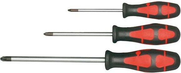 Kreuzschlitz-Schraubendreher-Satz 3tlg. pz - Format